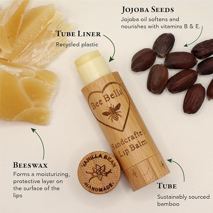 Bee Bella Lip Balm, Vanilla Bean, Organic