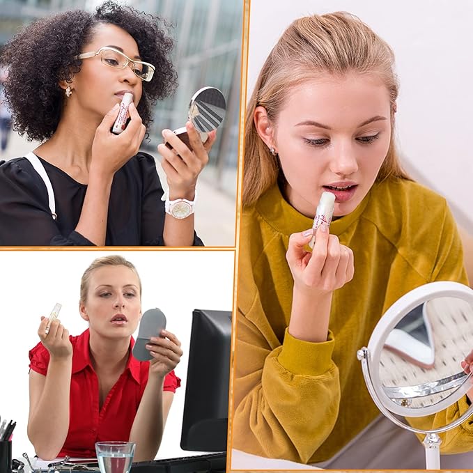 Dunzy 50 Pcs Thank You Gift Lip Balm Bulk Baby Shower Party Favors Bridal Shower Favor Lip Care with Assorted Fruit Flavors Thank You Lipstick for Guest Basket Gift Stuffer (Leaf)