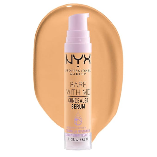 NYX PROFESSIONAL MAKEUP Bare With Me Concealer Serum, Up To 24Hr Hydration - Golden
