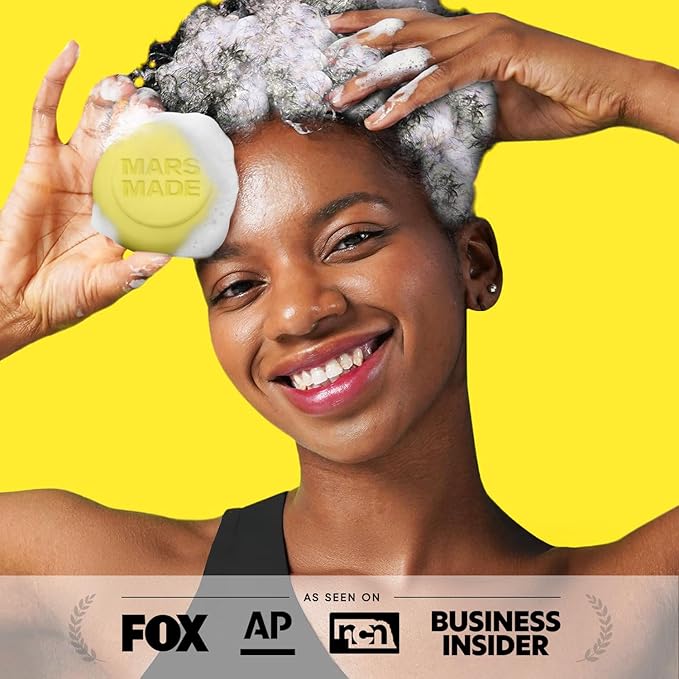 Beer Yeast Shampoo Bar 2.0 - Hydrating & Moisturizing Natural Hair Soap Bar Shampoo for Hair Volume & Scalp Nourishment - Bathing Soap Solid Shampoo for All Hair Types (120g, 4.23oz)