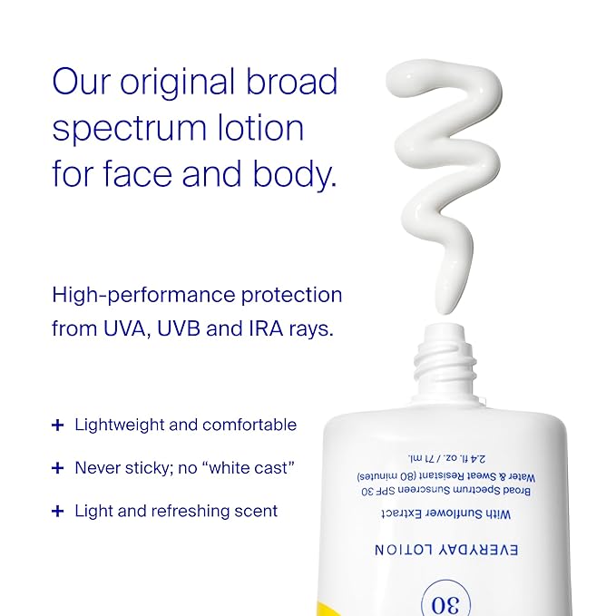 Supergoop! PLAY Everyday SPF 30 Lotion, 5.5 oz - Broad Spectrum Sunscreen for Sensitive Skin - Water & Sweat Resistant Body & Face Sunscreen - Clean Ingredients - Great for Active Days