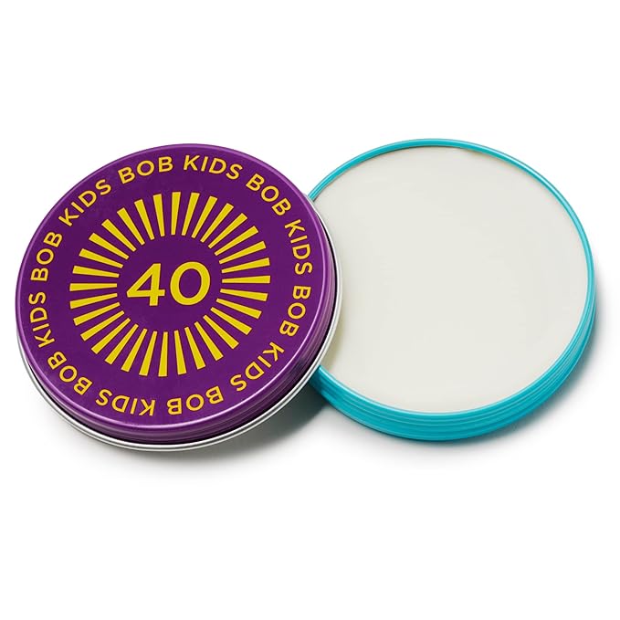 BOB KIDS Balm, SPF 40 Broad Spectrum Mineral Sun Protection, Hydrating, Perfect for Winter and Water Sports, Safe for Sensitive Skin, For All Ages