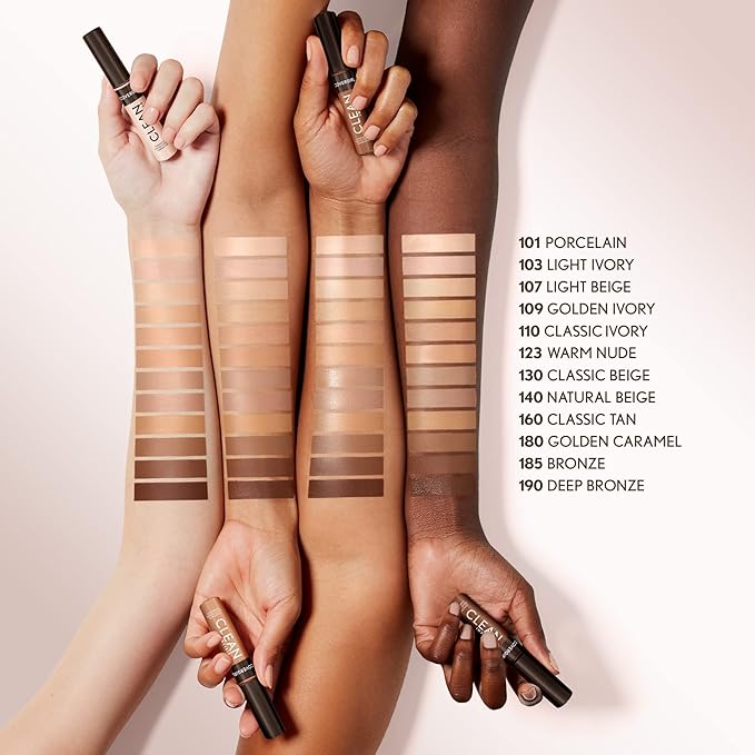 Covergirl Clean Invisible Concealer, Lightweight, Hydrating, Vegan Formula, Ivory 103, 0.23oz