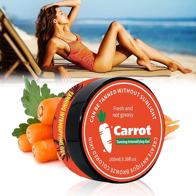 Carotene Tanning Gel, Carrot Tanning