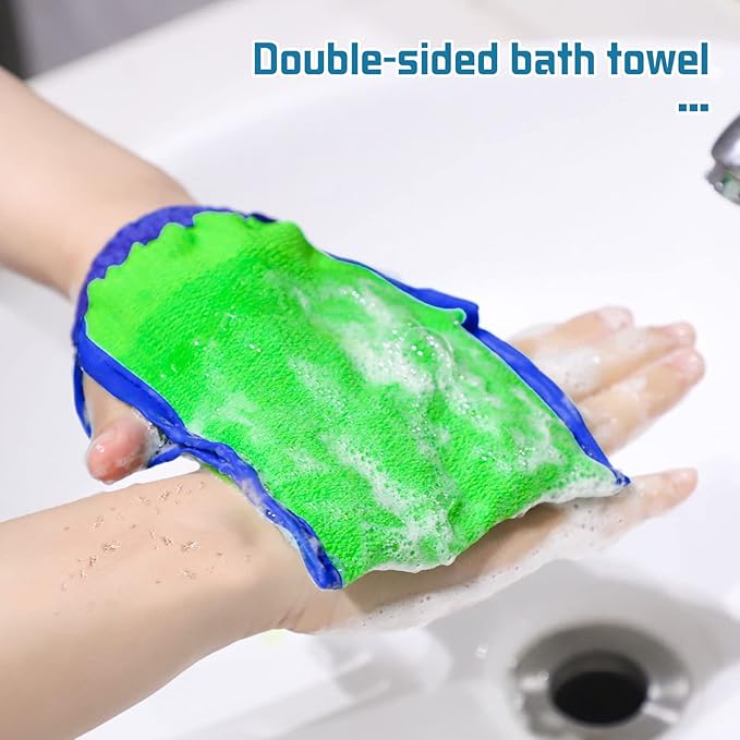6 pcs exfoliating washcloth, korean