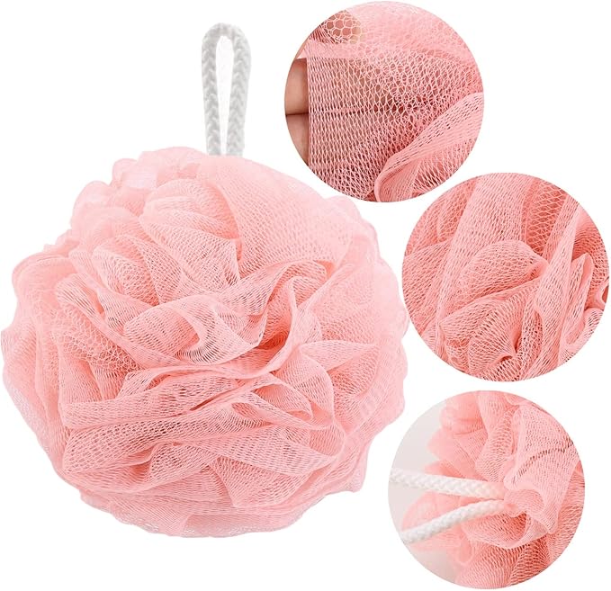 Btyms 4 pieces shower loofahs