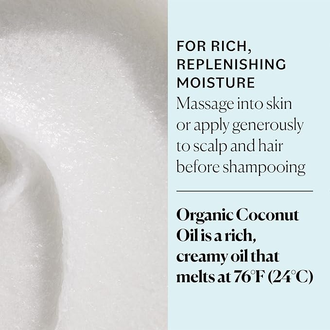 Sky Organics - Organic Coconut Oil for Skin & Hair, 16.9 fl oz - Multipurpose Hair Oil & Body Moisturizer - Vitamins, Antioxidants & Fatty Acids - Vegan, Cruelty Free - Extra Virgin, w ebook