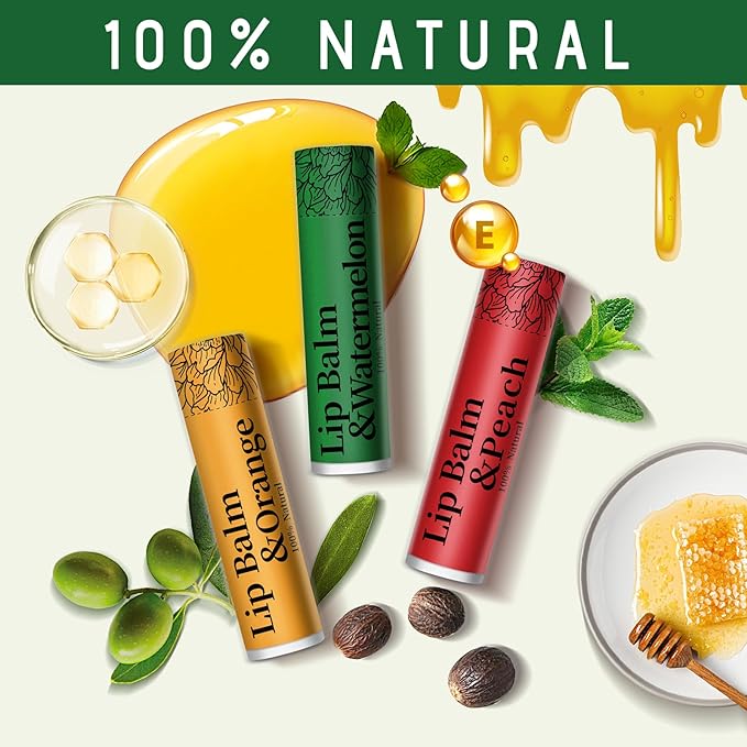 250 Pcs Lip Balm Bulk,12 Fruit