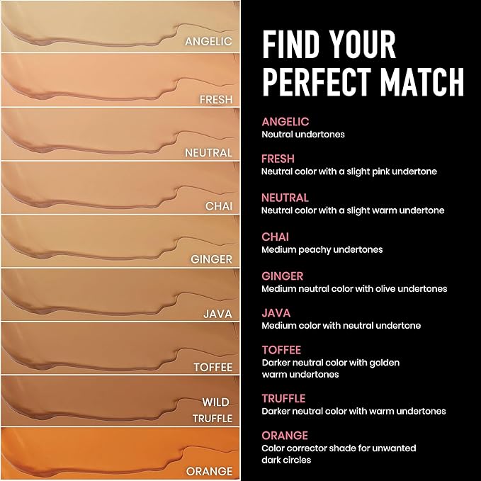 Frankie Rose Cosmetics Our Lil’ Secret Concealer – Sweat-Proof & Matte Under Eye Concealer, Long Lasting Concealer Full Coverage For Fine Lines, Dark Circles & Hide Imperfections - Neutral