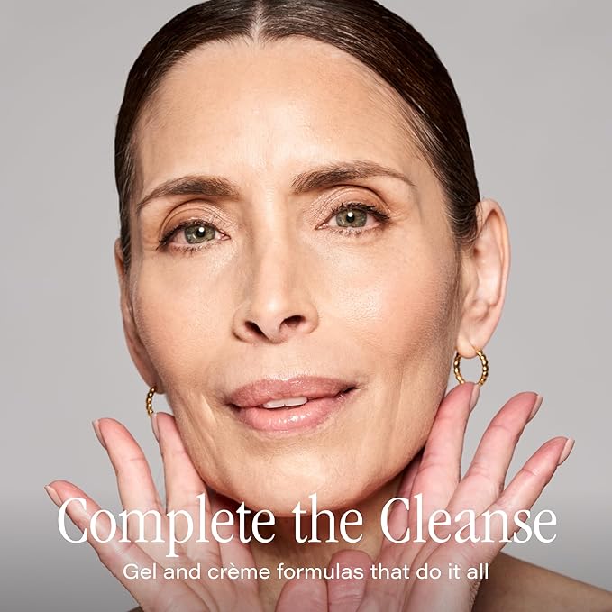 SKINN Day & Night Face Wash for Women & Men - Refreshing Green Tea & Mint Infusion, Nourishing Olive & Enzyme Formula - Complete AM/PM Cleanser Set for Hydrated