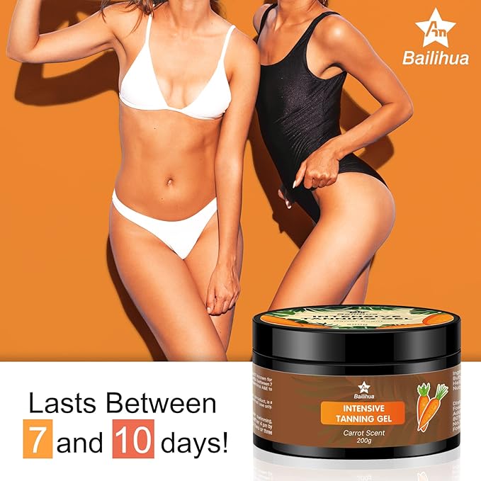 Tanning Gel Accelerator Sunbed Gel Carrot Scent