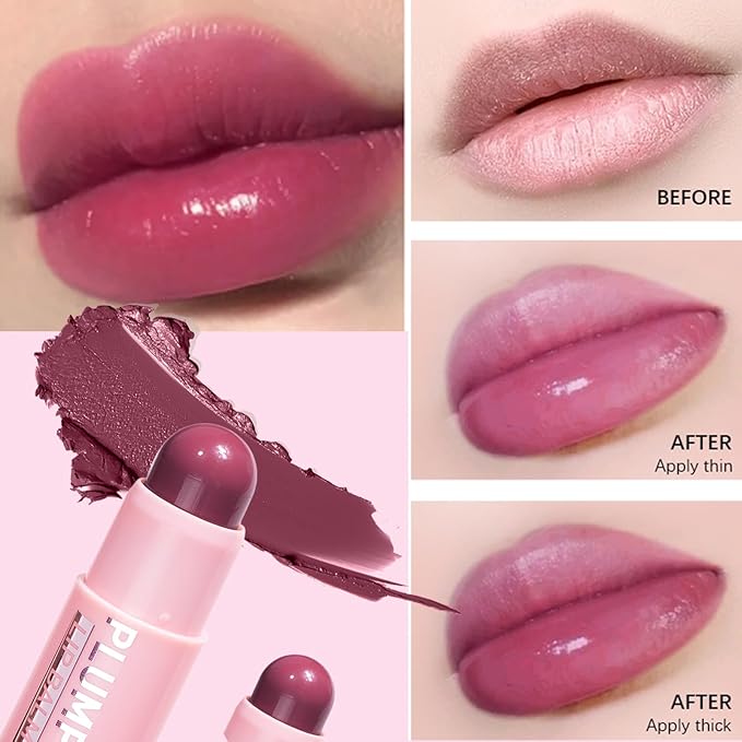 Color Lip Balm Hydrating, Tinted Lip Balm for Women, Lip Lightening Balm for Dark Lips, Lip Balm For Dry Cracked Lips, Moisturizing Plumping Lip Balm, Lip Treatment for Very Dry Lips, 4.8G