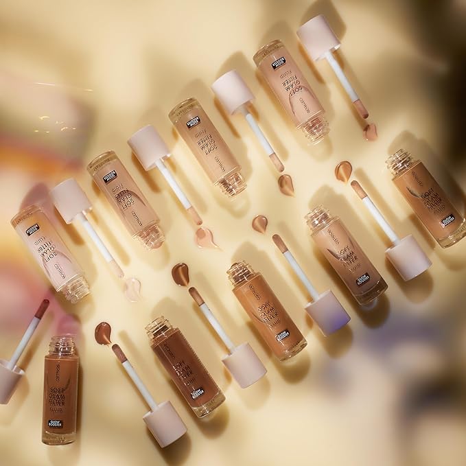 Catrice | Soft Glam Filter Fluid | Luminous Make Up Base & Highlighter for Radiant Complexion | With Vitamin E & Squalene | Vegan & Cruelty Free (98 | Deep)