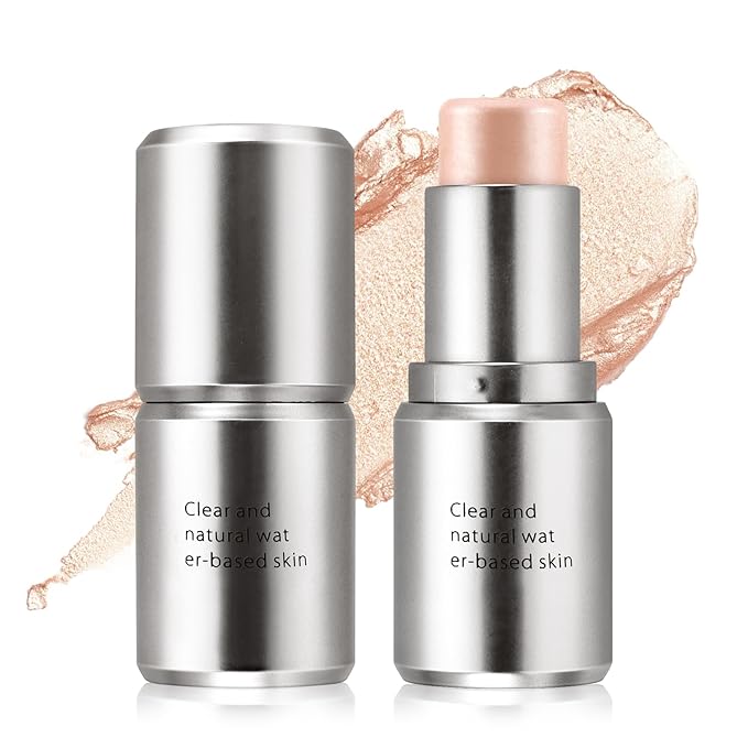 Boobeen Highlighter Makeup Stick, Cream Highlighter & Blush Dewy Finish