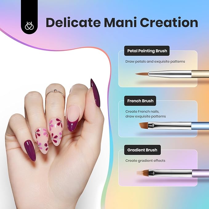 Beetles 6 Pcs Gel Nail