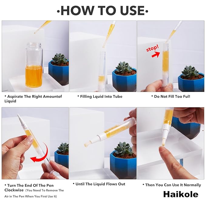 Empty Cuticle Oil Pens With