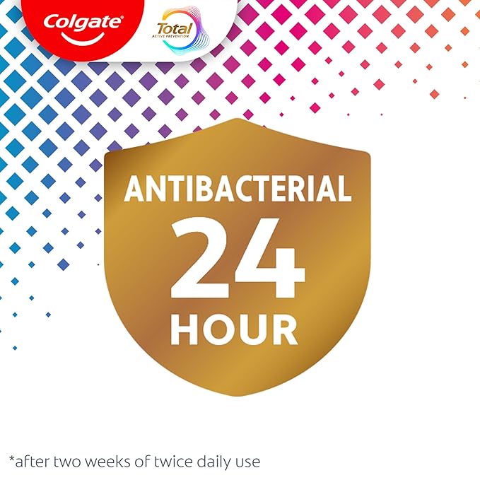 Colgate Total Plaque Pro Release Whitening Toothpaste, Whitening Anticavity Toothpaste, Helps Reduce Plaque and Whitens Teeth, 1 Pack, 3.0 Oz Tube