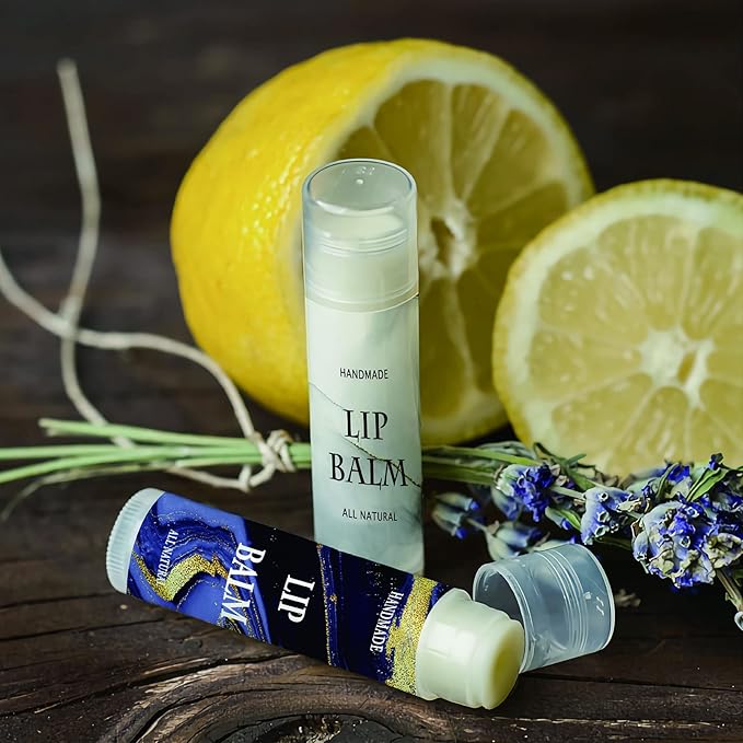 CRASPIRE Lip Balm Labels 80pcs Homemade Candle