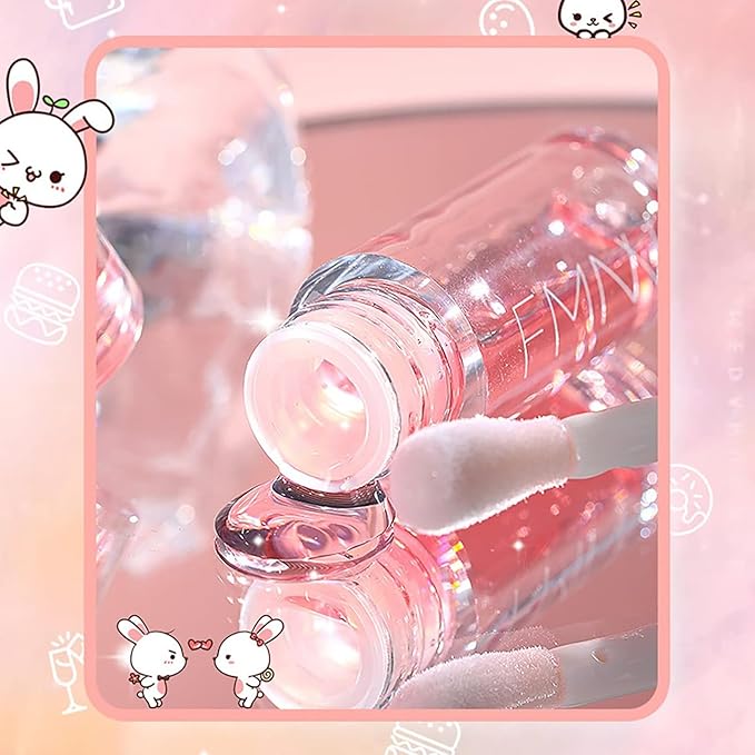 2Pcs Crystal Jelly Lip Oil Big Oil,