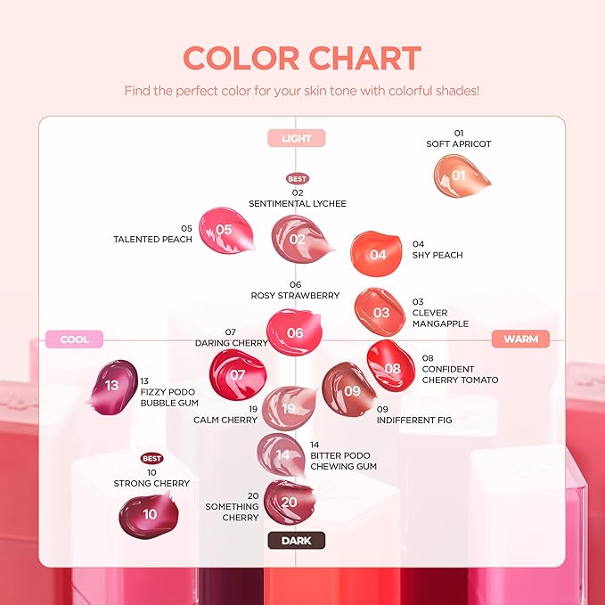 lilybyred Bloody Liar Coating Tint | Korean Glossy Lip Stain, Vivid & Juicy Color, Syrupy Shine, Moisturizing, Long-Lasting & Smudge-Proof, Non-Sticky, Lightweight, 0.14 oz. (01 Soft Apricot)