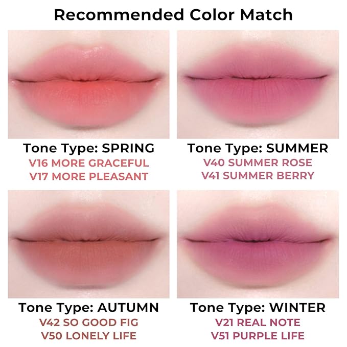 BBIA Last Velvet Tint NEW - Soft Creamy Matte Finish Lip Stain, Blur Effect & Velvety Texture, Long-Lasting, High Pigment, Non-Drying, Vegan, Korean Lip Makeup (V42 SO GOOD FIG, Pack of 1)