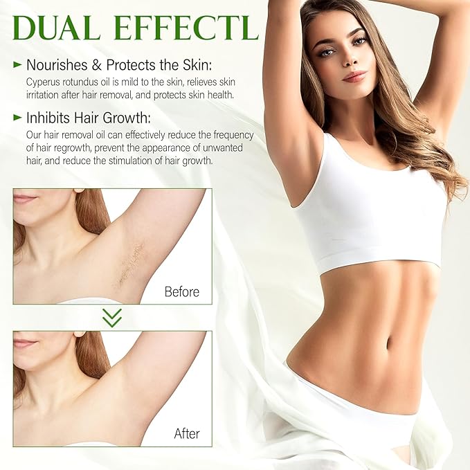 Cyperus Rotundus Oil,Cyperus Oil,Cyprus Rotundus Oil for Hair Removal,Cyperus Oil Natural, Soothing and gentle,Reducing Body Hair Growth,Smooth Skin & Hair Removal,60ml