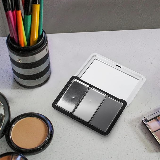 Luxshiny Makeup Case Organizer Empty Eyeshadow Box Empty Eyeshadow Pans Refillable Makeup Container Case For Eyeshadow Powder Blush Lipstick Highlight Makeup Palettes Makeup Samples