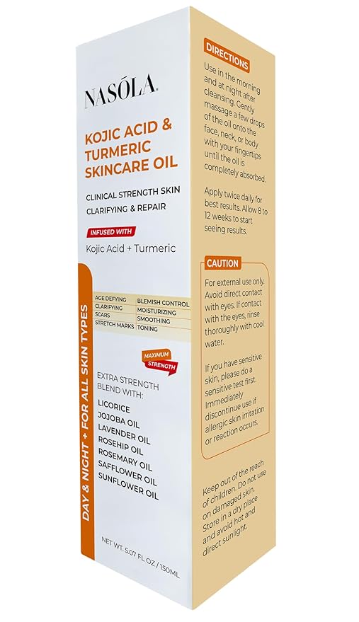 Kojic Acid Turmeric Skincare Bio Pure Oil