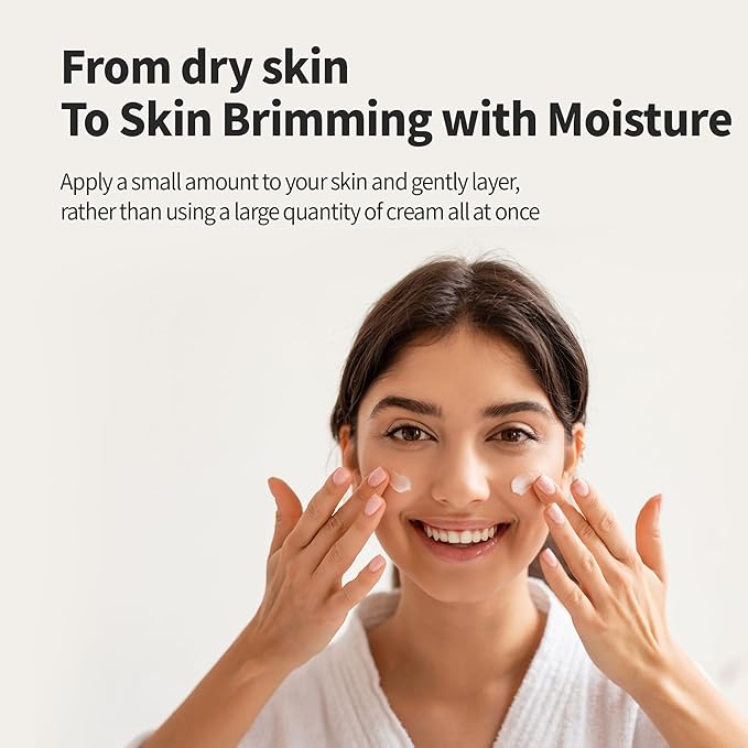 BENTON Aloe Hyaluron Cream 50g (1.76 oz.) - Aloe Leaf Water & Hyaluronic Acid Contained Soothing and Moisturizing Facial Cream, for Dryness and Itchy Senstivie Skin