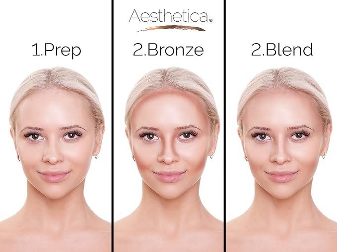 Aesthetica Sunset- Matte Bronzing Powder Makeup Contouring Powder - Vegan & Cruelty Free