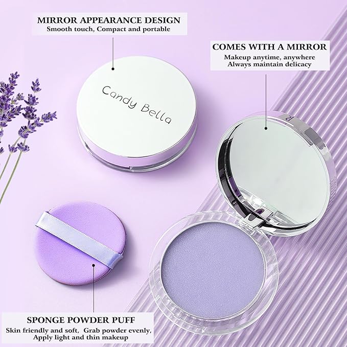 Chillab Lavender Matte Powder, Gel-like Formula Oil-Control Primer Oil Control
