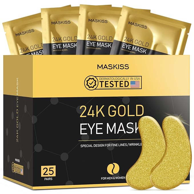 24k gold under eye patches