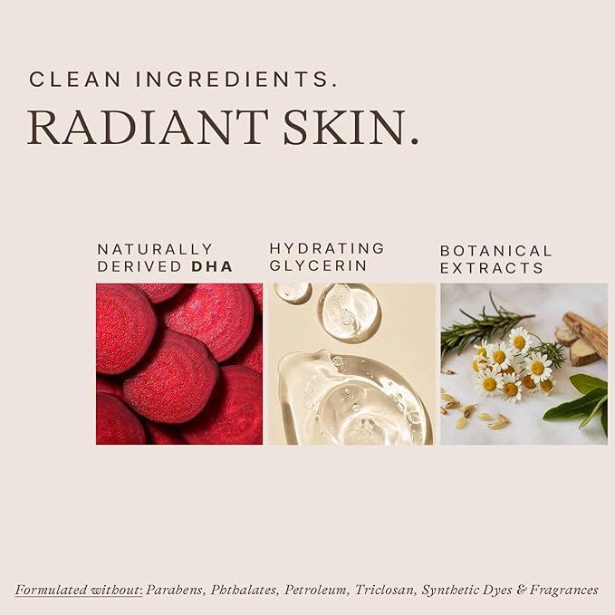 Self Tanner Mousse - USA Made with Natural & Organic Ingredients, Self Tanning Mousse Foam for Ultra Dark Fake Tan, Non Toxic Sunless Tanner for Darkest Streak Free Finish & Natural Looking Tan