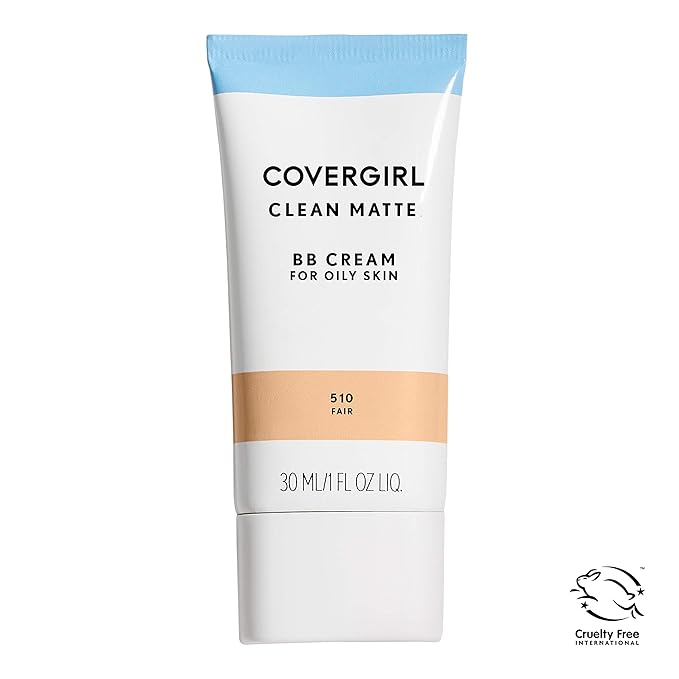 COVERGIRL Clean Matte BB Cream For Light & Oil-Free, 2-Pack
