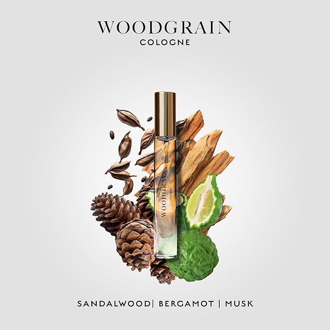 Caswell-Massey Explorer Cologne Discovery Set, Includes 2571, Woodgrain & Sandalwood, Indulge in Enduring American Scents, Travel Size Cologne Set, Cologne for Men, 0.25 Fl Oz Each