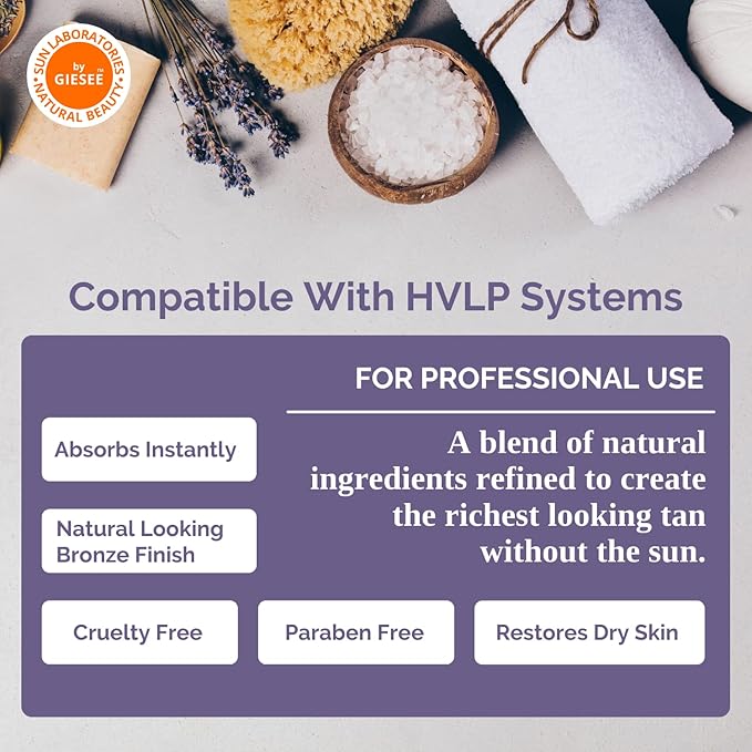 Sun Labs Self-Tanning Solution for a Golden Glow - Medium - 1 Gallon Bottle