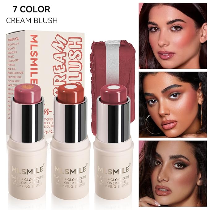 Cream Blush, Jelly Blush, Beauty Blush Makeup Sticks, Stick #01