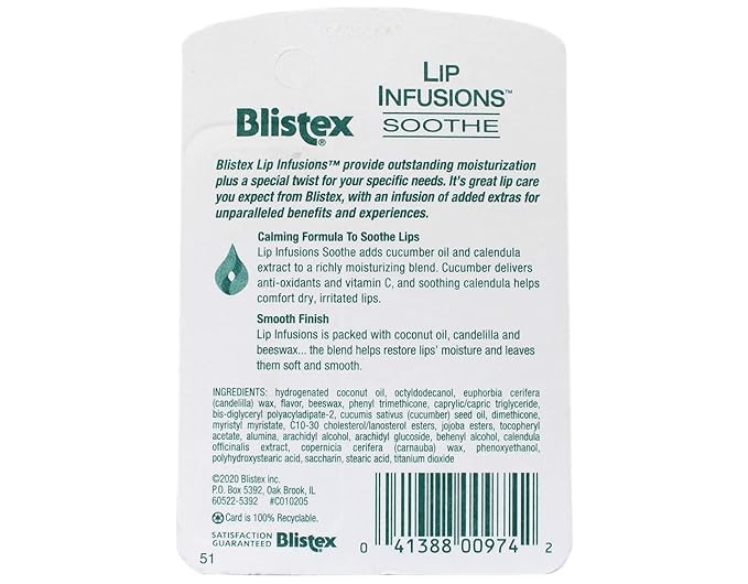Blistex Lip Infusions Soothe Lip Moisturizer