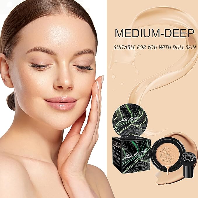 2 PCS Mushroom Head Air Cushion CC Cream Skin (Natural