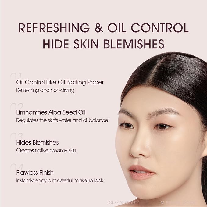 Cellglow Pro Lasting Cushion Foundation, Brighten Skin Skincare Foundation Cushion Natural Coverage Nourishing Makeup, Breathable and Lightweight Formula, Vegan, Almond, Refill Included