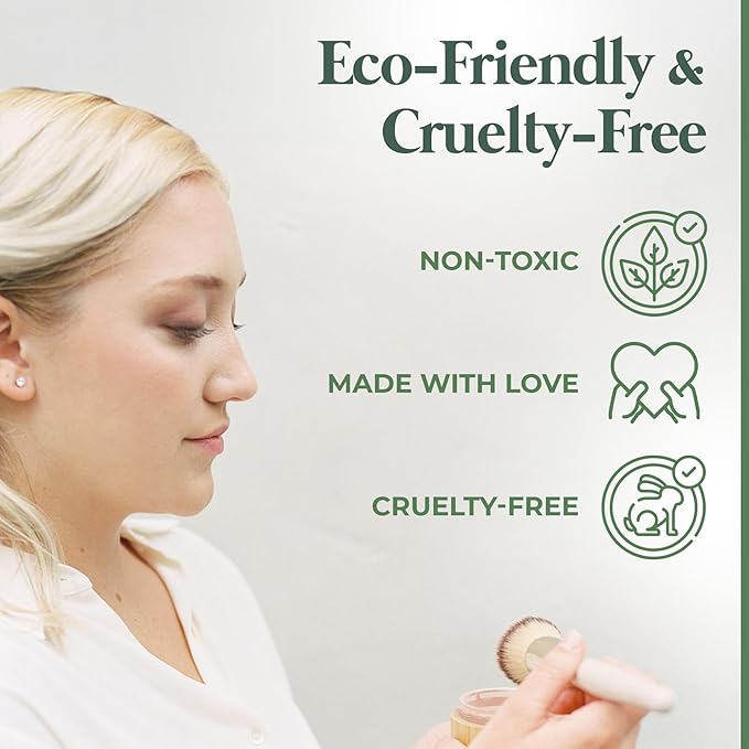 Dr. Lily Ros- All-Natural Blush, Bronzer & Shimmer – Plant Based No Harsh Chemicals, No Parabens or Synthetic Fragrances 100% Natural Formula Safe for Sensitive Skin (Rose Bronze)