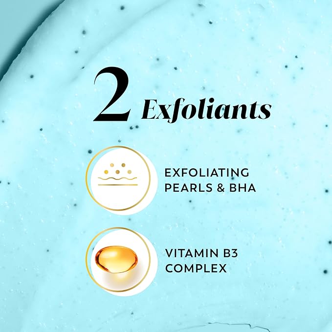 Olay Body Indulgent Mineral Scrub, Skin Exfoliating & Massaging Pearls, Nourishing Soft & Gentle Formula, Renewing BHA, Vitamin B3 Complex, Luxurious Fragrances, Coconut & Guava Scent, 11 oz