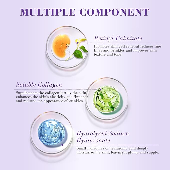 Eye Cream, Retinol Eye Cream for Dark Circles, Puffiness Anti Aging, With Hyaluronic Acid, Peptides, Caffeine Reduces Bags, Smooths Wrinkles & Fine Lines, Dark Circles Under Eye Treatment