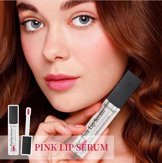 Color Changing Lip Gloss, Pink Magic Mood Lipstick Hydrating Lip Glow Oil Lip Tint Lip Inks Stain Lip Balm Not Greasy Transparent Plumping Lip Serum for Women Girls Lip Care Products