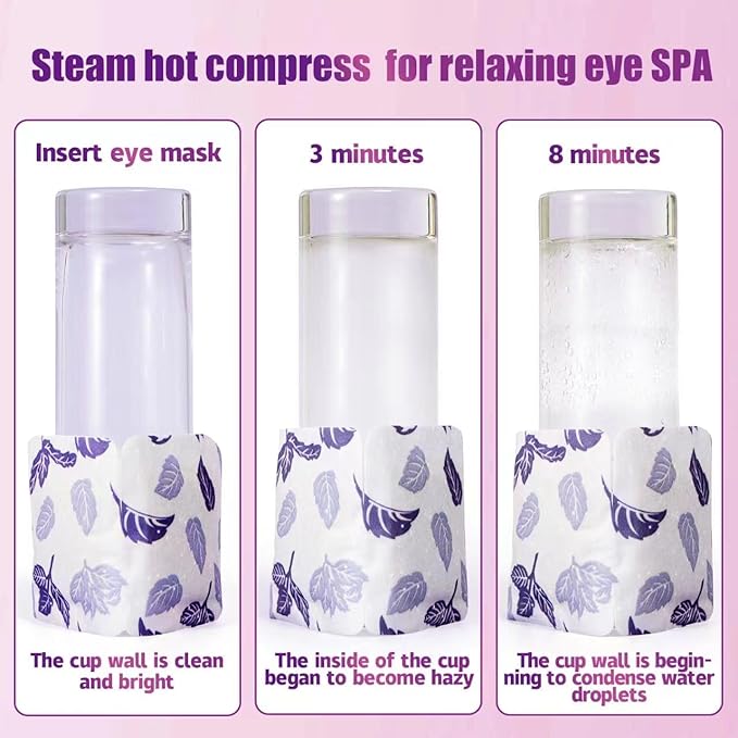 18 packs steam eye mask