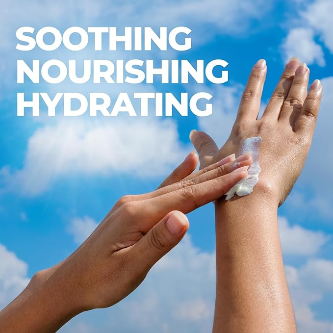 terrasil After Sun Care Lotion with Aloe Vera, Shea Butter, Coconut Oil, & Vitamin E, Soothing Sunburn Relief for Sun Exposed Skin, Deeply Nourishing. Natural Body Lotion (3 oz) Unscented