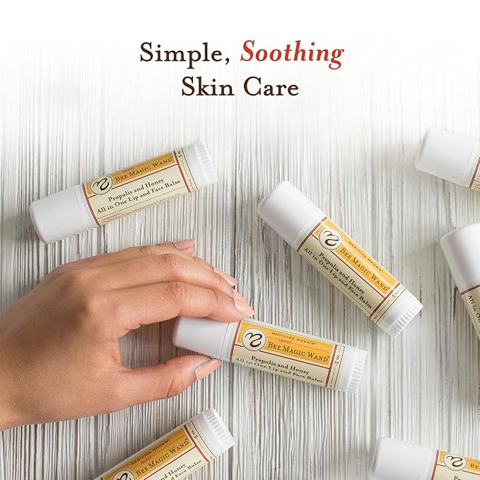 Medicine Mama's Sweet Bee Magic Organic Lip Balm Chapstick, 0.65 oz, 2 Count