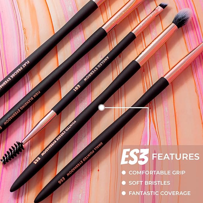 Profusion Cosmetics Pointed Crease Eyeshadow Brush Soft Synthetic Eyeshadow Blending For small Crease Eyebrow Long Lasting smudge Flawless Makeup Look