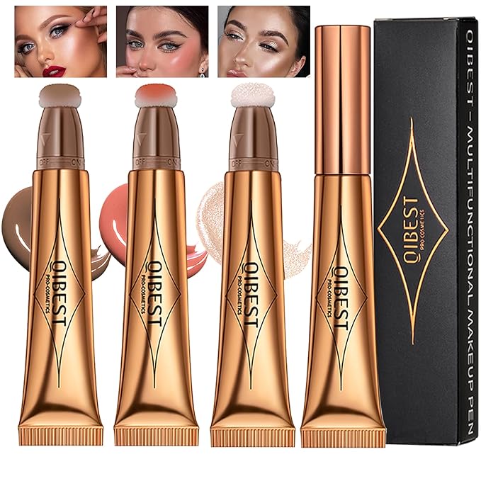 3 Pcs Beauty Wand For Liquid Contour Highlighter