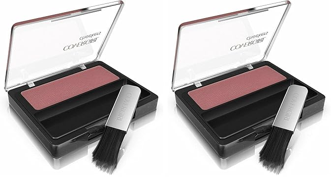 COVERGIRL Cheekers Blendable Powder Blush Rock 'n Rose, .12 oz (packaging may vary), 1 Count (Pack of 2)